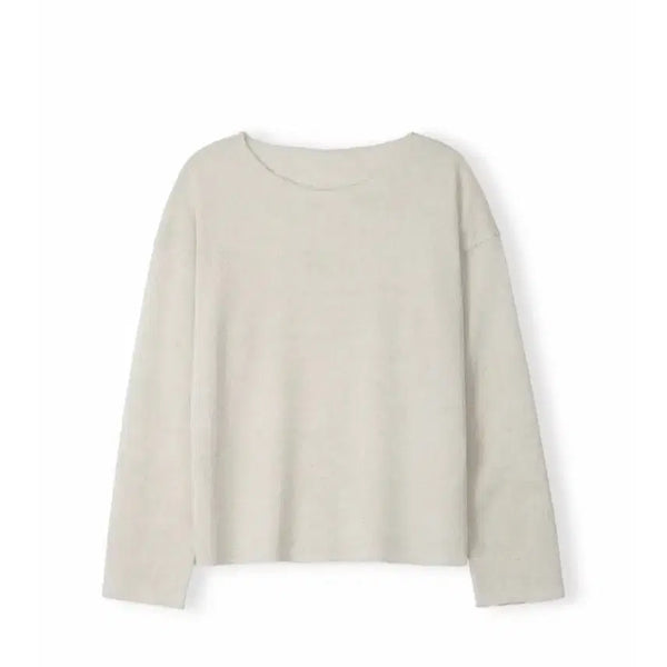 [BUNJANG] A.CHET Knit Round T-shirt - Boka Beige / [새상품] 에크리스 니트지라운드티셔츠 보카베이지