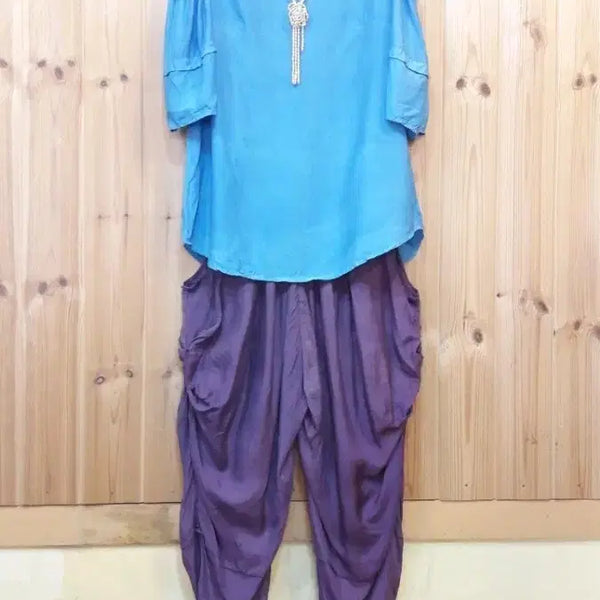 [BUNJANG] Daol Natural Dyed Rayon Blouse / *천연염색 다올 인견 블라우스      ( 새 상 품 )