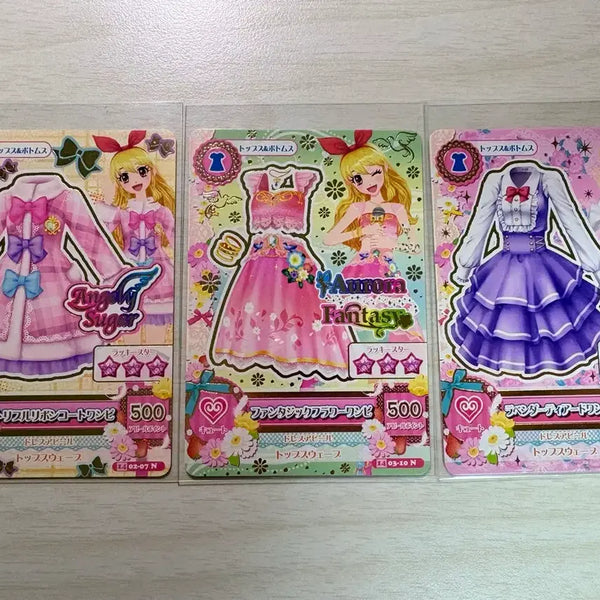 [BUNJANG] Aikatsu Ichigo & Rame Angelie Sugar Trading Cards Bundle Set / 일괄 아이카츠 아이엠스타 라임 이치고 일판 카드 엔젤리 슈가