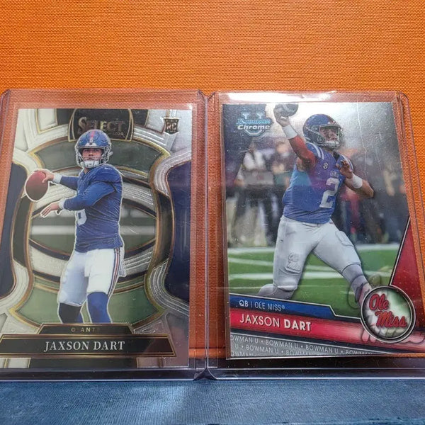 [BUNJANG] Jackson Dart NFL Rookie Cards (Set of 2) / [2장] 잭슨 다트(Jackson dart) NFL 루키
