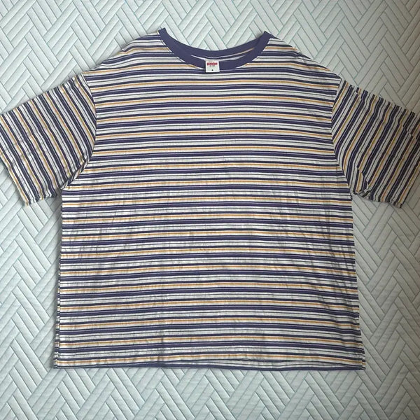 [BUNJANG] Blackout Border T-Shirt XL / 블랙아웃 보더티 xl