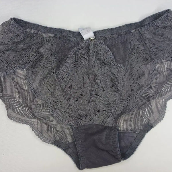 [BUNJANG] Lace Unlined Women's Underwear - Gray (Used) / 레이스 홑겹 여성 속옷 회색 중고