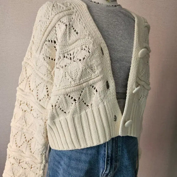 [BUNJANG] A'Second Crop Cardigan / 에이세컨즈 크롭 가디건