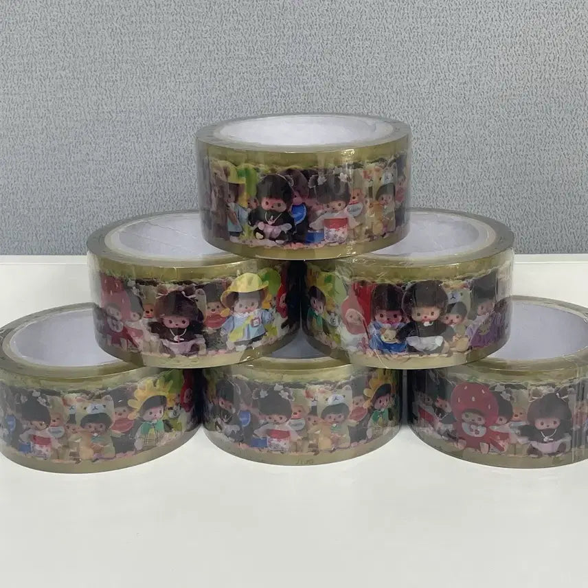 [BUNJANG] Monchhichi Box Tape / 테이프) 몬치치 박스테이프