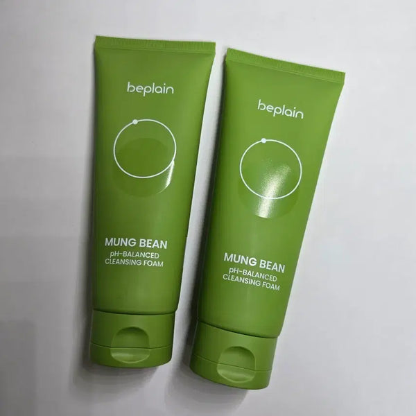 [BUNJANG] B.Play Green Bean Mild Acidic Cleansing Foam Set (2 x 160ml) / [새상품] 비플레인 녹두 약산성 클렌징폼 160ml 2개 세트