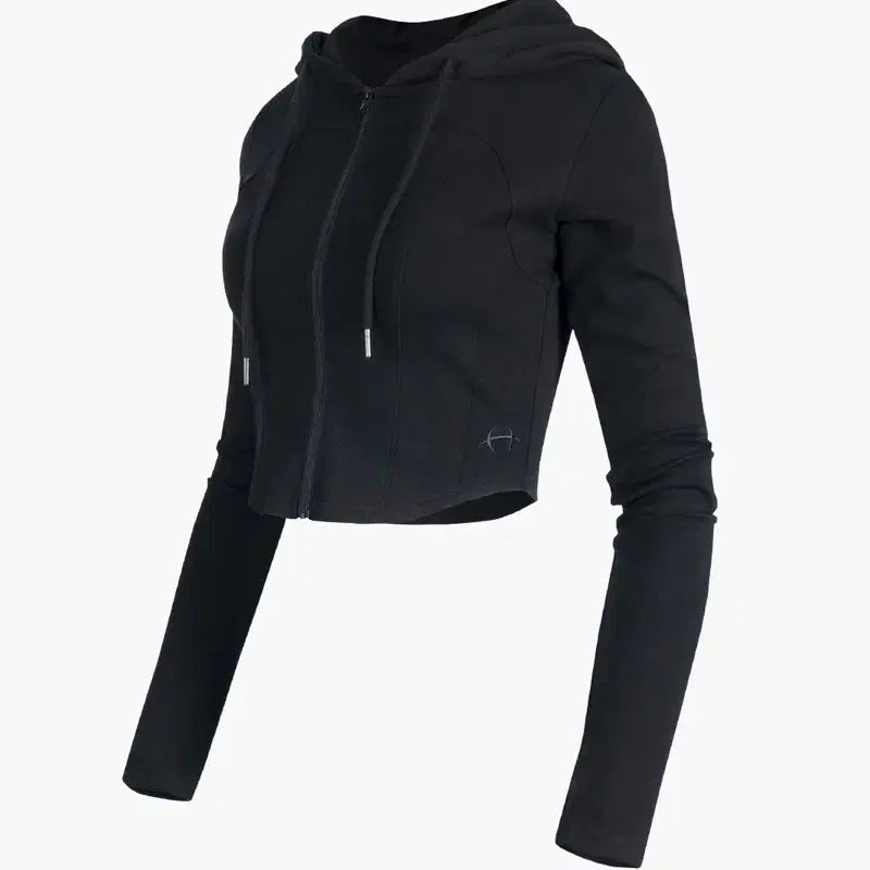 [BUNJANG] HDEX Women's Cropped Hooded Zip-Up S Size / [실사있음] HDEX 우먼스 크롭 후드 집업 S