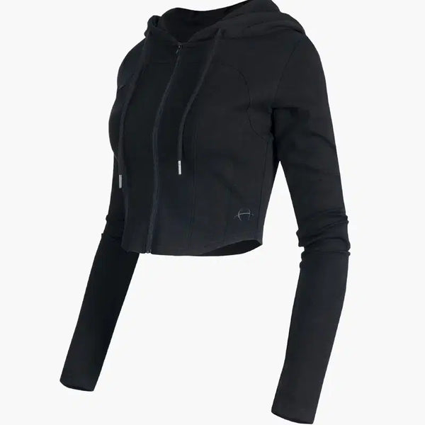 [BUNJANG] HDEX Women's Cropped Hooded Zip-Up S Size / [실사있음] HDEX 우먼스 크롭 후드 집업 S
