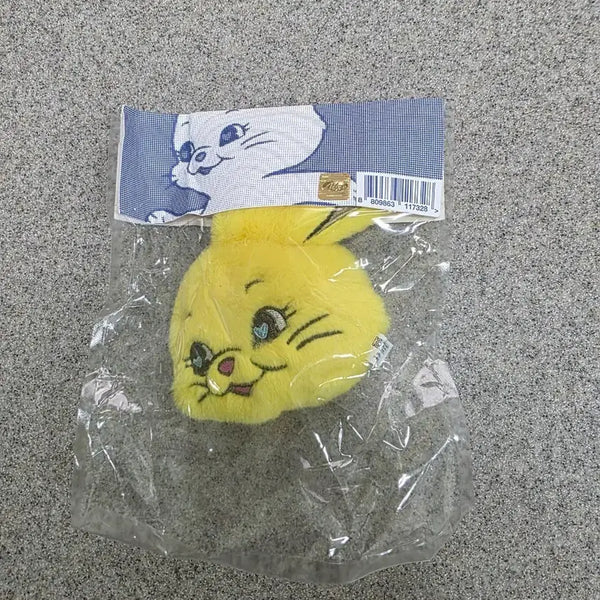 [BUNJANG] NewJeans Bunny Fluffy Keyring Yellow / 뉴진스 토끼 머천다이즈 플러피 키링 옐로우