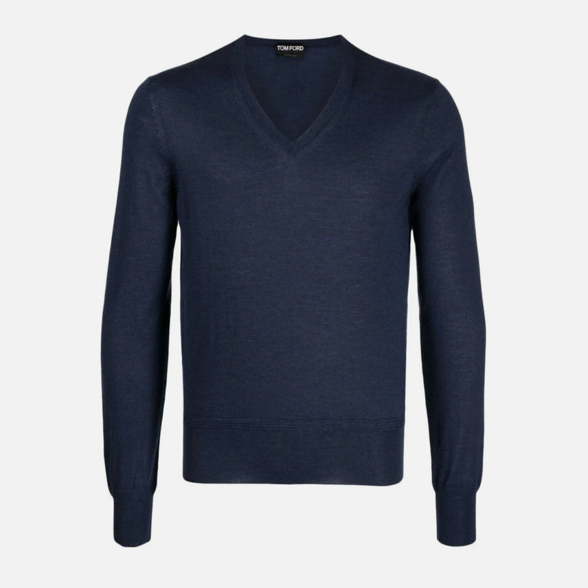 [BUNJANG] Tom Ford Cashmere Silk V-Neck Knit Sweater / 톰포드 tom ford 캐시미어 실크 브이넥 니트 103