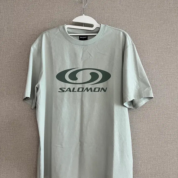 [BUNJANG] Salomon Short Sleeve T-Shirt Light Green / 살로몬 반팔 티셔츠 라이트 그린