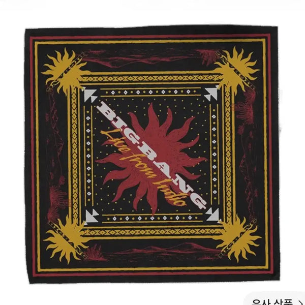 [BUNJANG] BIGBANG Coachella Live Scarf Indio Design / 빅뱅 스카프 라이브 프롬 인디오 코첼라