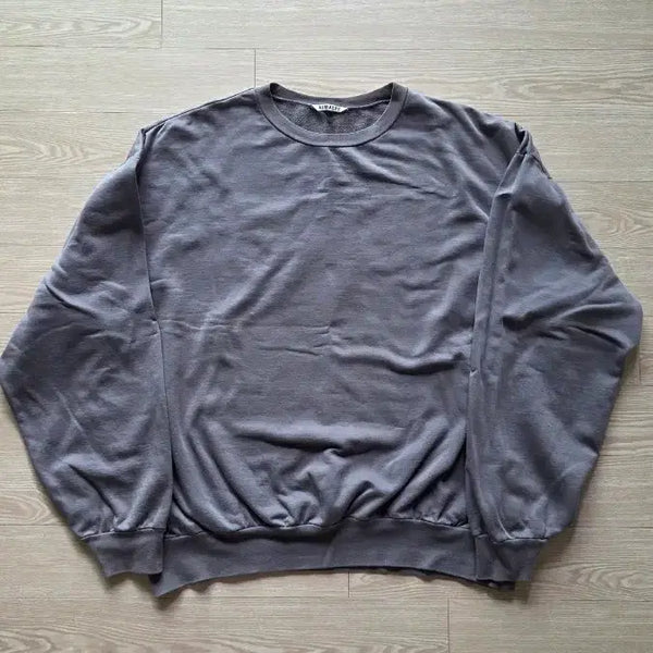 [BUNJANG] Auralee High Gauge Sweat 5 Charcoal Grey / 오라리 하이게이지 스웻 5