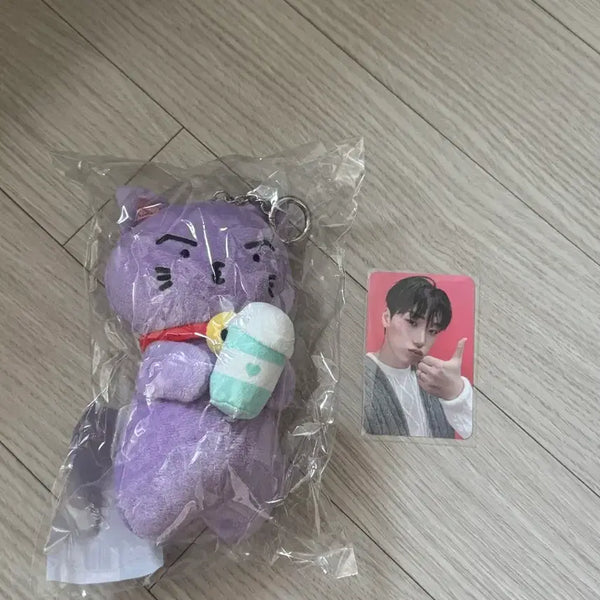 [BUNJANG] ATEEZ SAN "San-deung-i" Sleeve Photocard (Unsealed) / 에이티즈 MD 산덩이 슬리브 산 최산 미개봉 포카포함