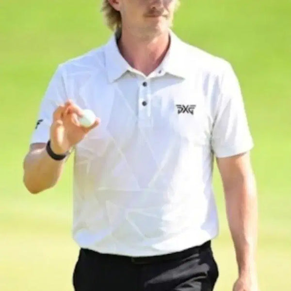 [BUNJANG] PXG Men's Short Sleeve Golf Polo Shirt White Size 105 XL / PXG골프티(105,xl)