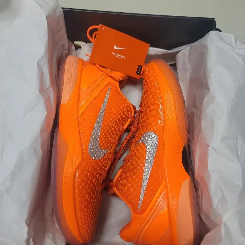 [BUNJANG] Nike Kobe 6 Protro Orange Sneakers / [255] 코비6 오렌지