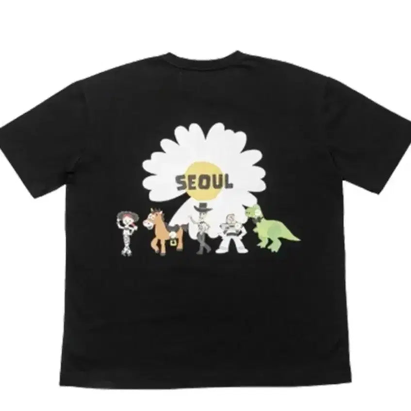 [BUNJANG] PEACEMINUSONE x Toy Story The First Fan T-Shirt Black XL / 당발)피스마이너스원 토이스토리 더퍼스트팬 티셔츠 01블랙