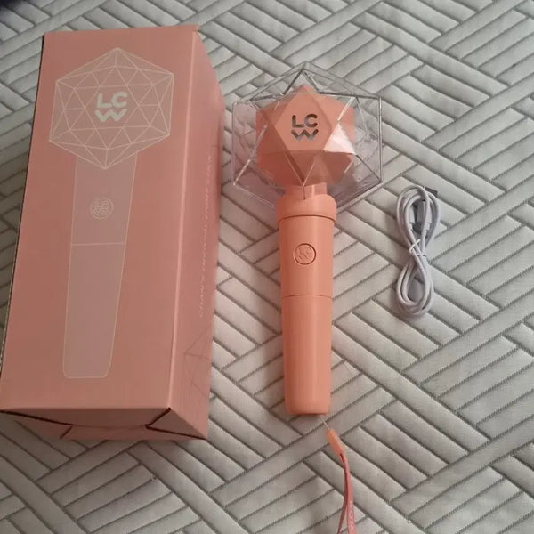 [BUNJANG] LCW Official Pink Baton Lightstick Full Box / [LCW] 공식 응원봉 핑크색 풀박스