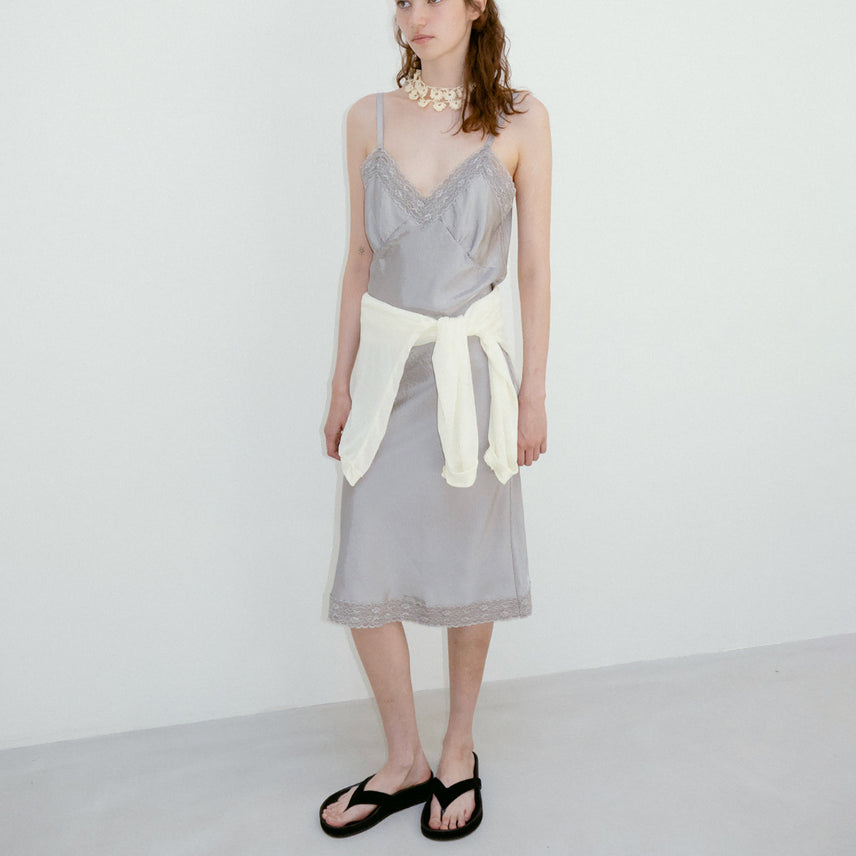 [BUNJANG] Ribbonbit Clear Dress Gray / 리본빛 클리어드레스 그레이