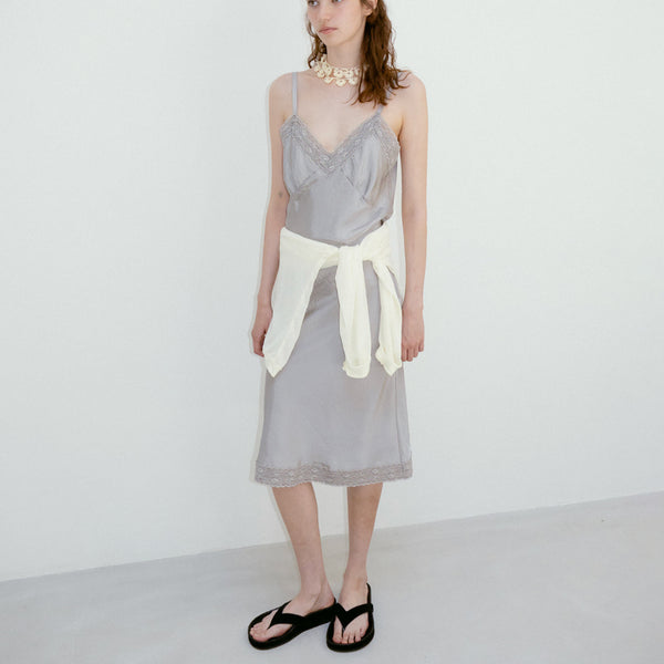 [BUNJANG] Ribbonbit Clear Dress Gray / 리본빛 클리어드레스 그레이