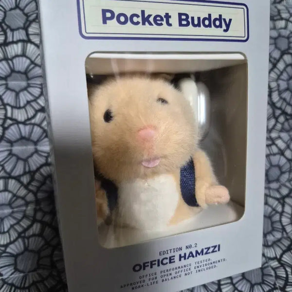 [BUNJANG] Kim Hamzzi Office Hamzzi Plush Keyring / 김햄찌 오피스 햄찌 봉제키링