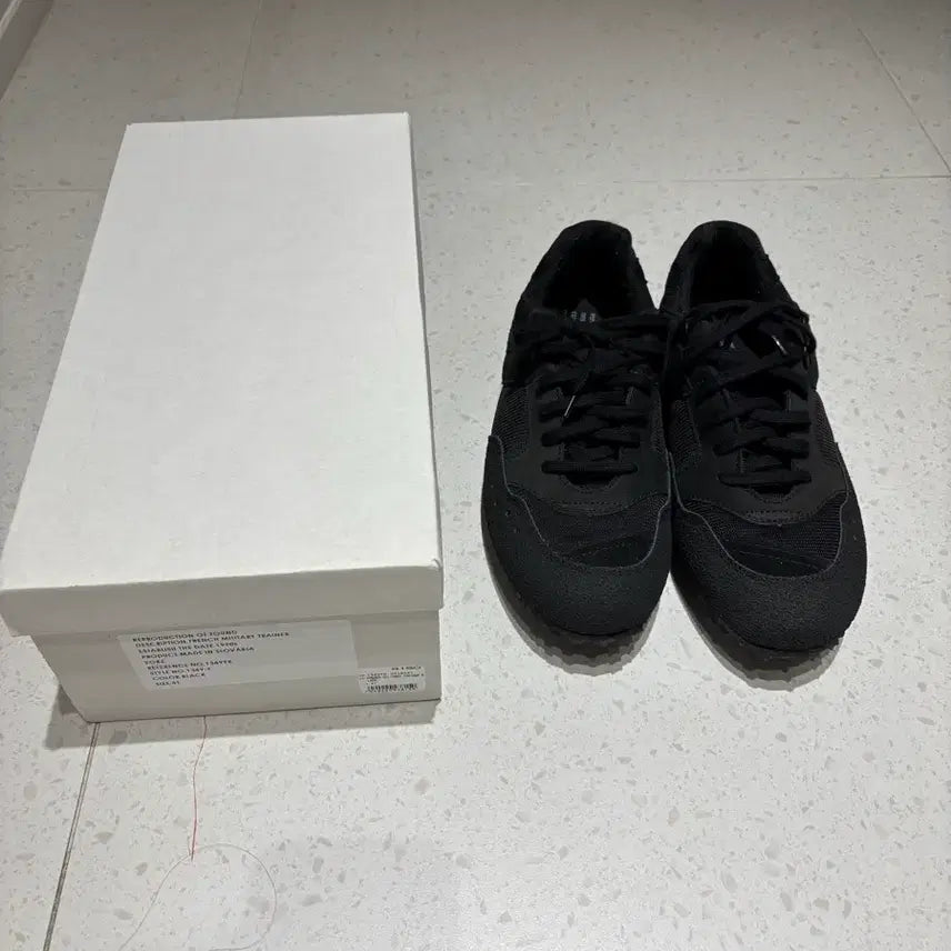 [BUNJANG] Reproduction of Found French Military Trainer Black / 리프로덕션 오브 파운드 리오파 요크 프렌치 밀리터리 트레이너 블랙 41