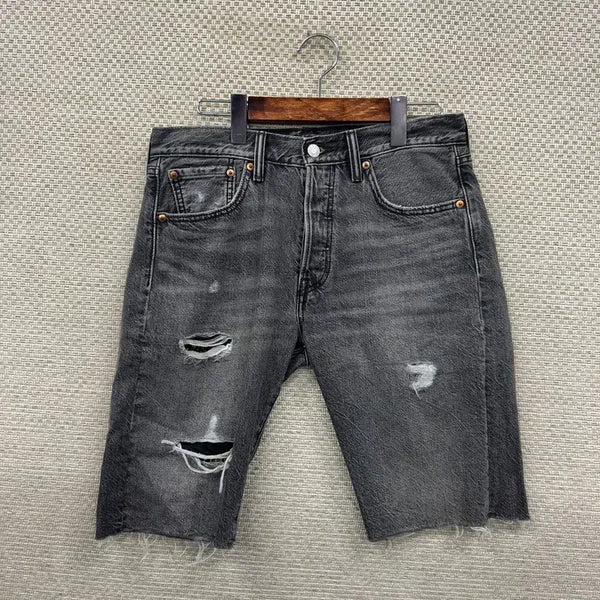 [BUNJANG] Levi's 501 Grey Denim Shorts 30" D02592 / 리바이스 501 그레이진 데님 반바지 30인치 D02592