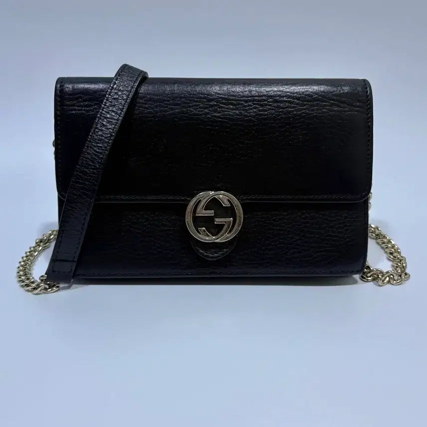 [BUNJANG] Gucci Interlocking Chain Wallet on Chain Bag / 구찌 인터로킹 체인백 woc