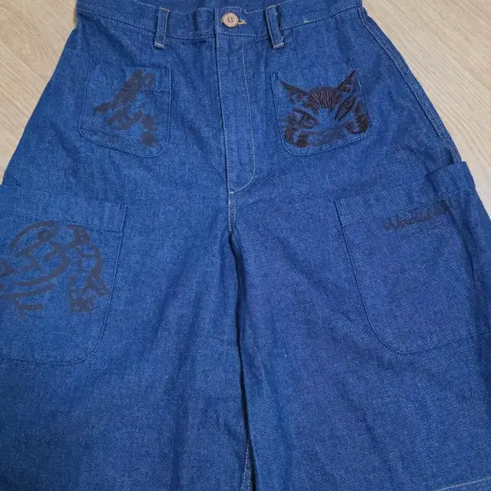 [BUNJANG] WATCHIFIELD Bermuda Denim Shorts (Size 25) / WATCHIFIELD 얇은 데님 반바지 버뮤다팬츠(25)
