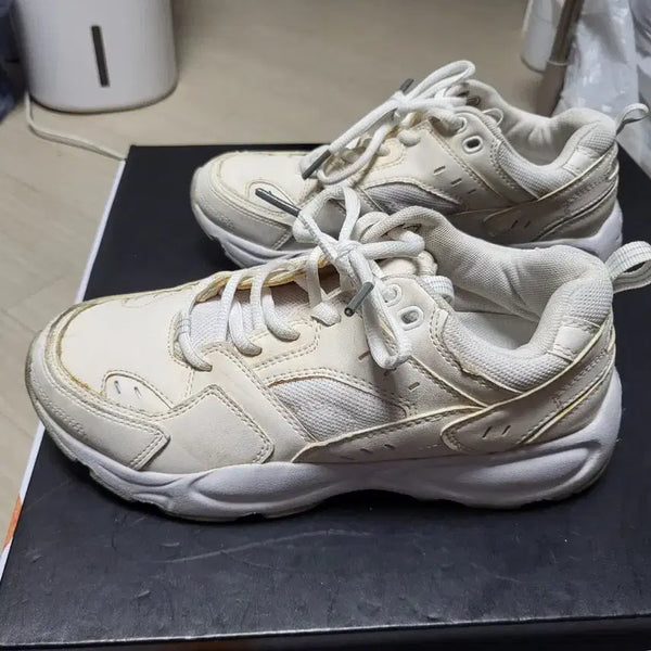 [BUNJANG] Akiii Classic Air Tube Sneakers (Beige, 245mm) / AKIII CLASSIC 에어튜브 운동화 245mm 상태최상