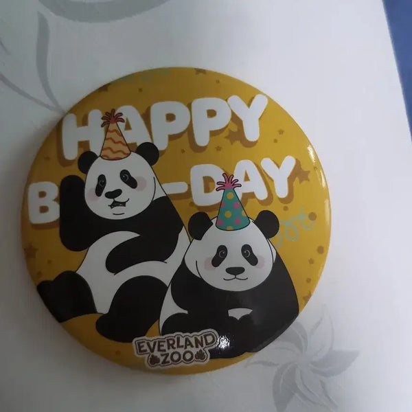 [BUNJANG] Everland Ruihui Birthday Can Badge / 에버랜드 루이후이  생일 캔뱃지