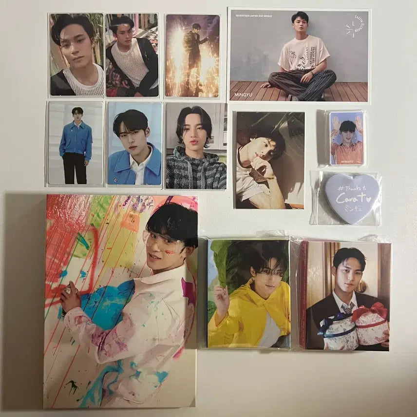 [BUNJANG] SEVENTEEN Mingyu Carat Version Bundle Set Photocard / 세븐틴 민규 캐럿반 포카 일괄판매 처분급처