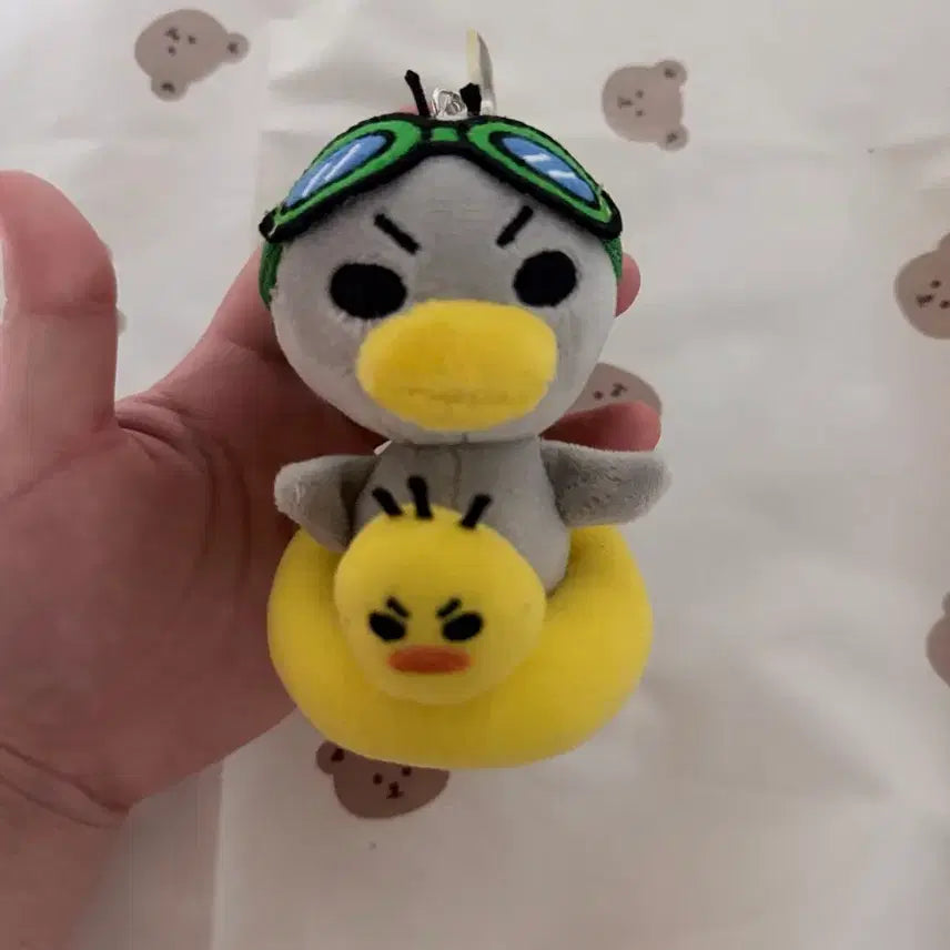 [BUNJANG] Hello Jadoo KkoKko Duck Tube Plush Keychain / 안녕 자두야 꼬꼬 오리 튜브 인형 키링