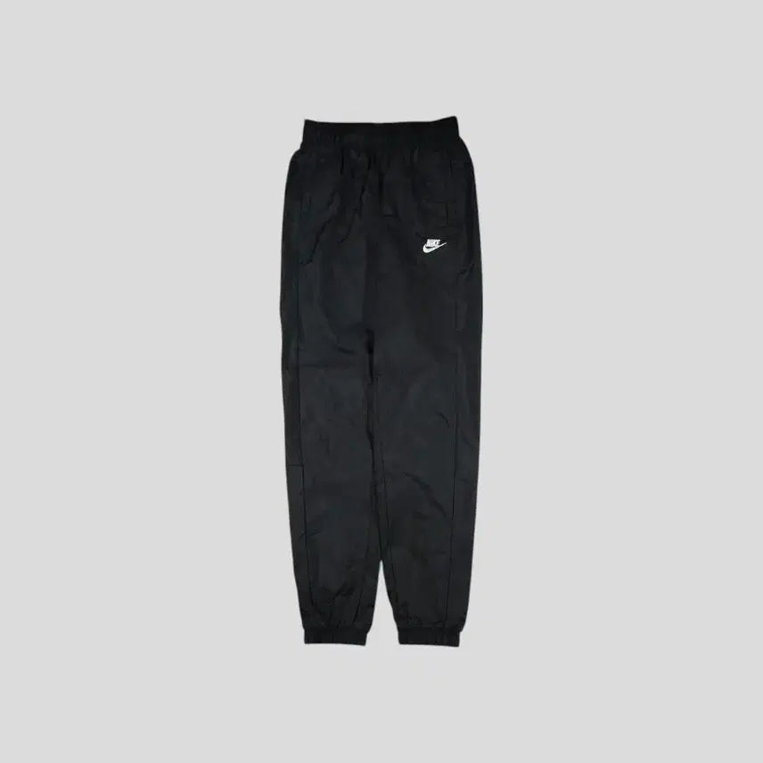 [BUNJANG] Nike Futura Logo Lined Banding Jogger Pants / 나이키 블랙 화이트 배색 퓨추라로고 라이닝 밴딩 이너메쉬 조거팬츠 트랙팬츠 트레이닝복 25-29