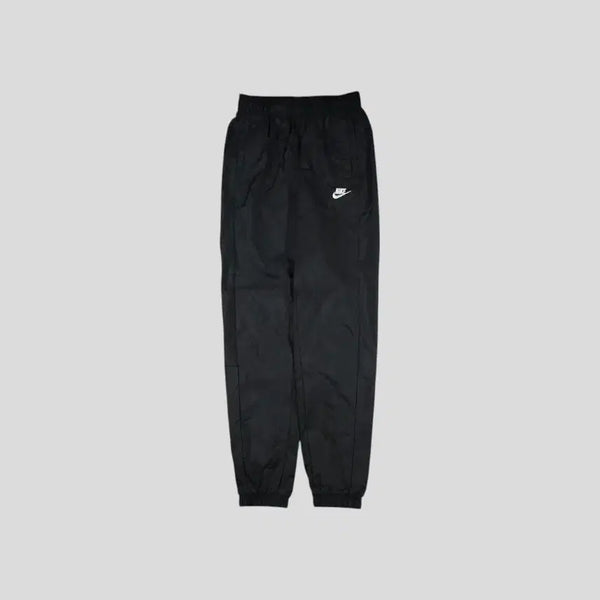[BUNJANG] Nike Futura Logo Lined Banding Jogger Pants / 나이키 블랙 화이트 배색 퓨추라로고 라이닝 밴딩 이너메쉬 조거팬츠 트랙팬츠 트레이닝복 25-29