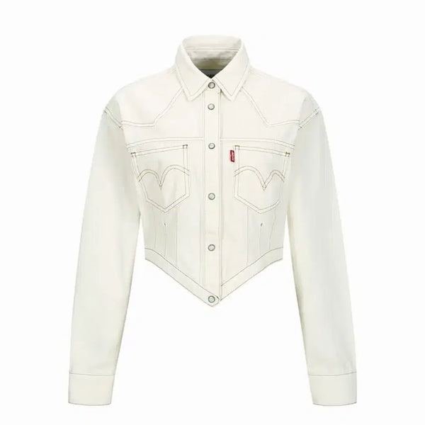 [BUNJANG] Andersson Bell x Levi's Women's Cinched Blouse Ecru Jacket / 앤더슨벨 리바이스 우먼 신치드 블라우스 에크루 자켓