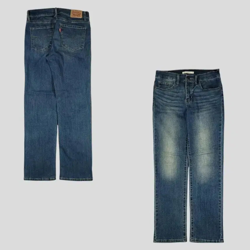 [BUNJANG] Levi's 314 Mid-Wash Sand-Washed Shaping Straight Fit Stretch Denim Jeans Pants Size 29 / 리바이스 314 중청 샌드워싱 쉐이핑 스트레이트핏 스트레치 청바지 데님팬츠 29
