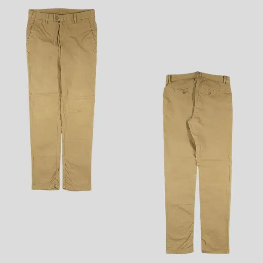 [BUNJANG] Lacoste Tonton Croc Slim Fit Cotton Chinos / 라코스테 베이지 톤톤크록 슬림핏 치노 면바지 코튼팬츠 30