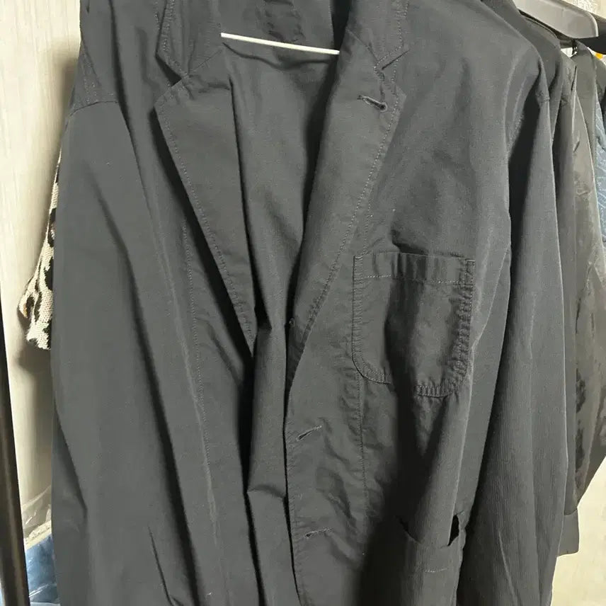 [BUNJANG] Jiuy X NGA Collaboration Navy Jacket Large / 지유 엔가  콜라보 네이비 자켓 라지사이즈