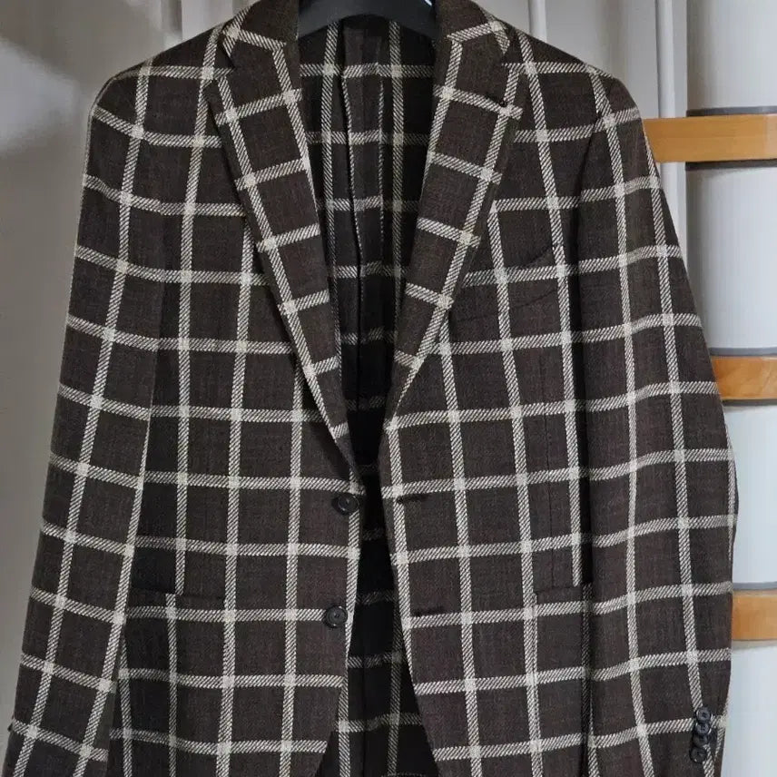 [BUNJANG] Man on the Moon Checkered Jacket / 맨온더분 자켓