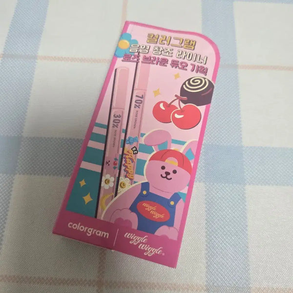 [BUNJANG] Colorgram Shadow Creator Liner Rose Brown Duo - Wiggle Wiggle Limited Edition / 컬러그램 음영 창조 라이너 로즈브라운 듀오 위글위글 한정 기획