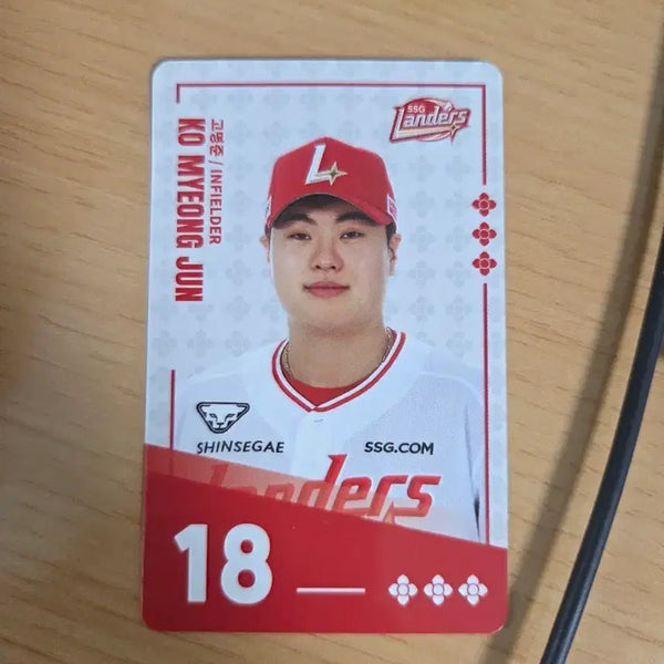 [BUNJANG] KBO SSG Landers Go Myung-jun Player Card / KBO 팔도비빔면 SSG 랜더스 고명준 카드