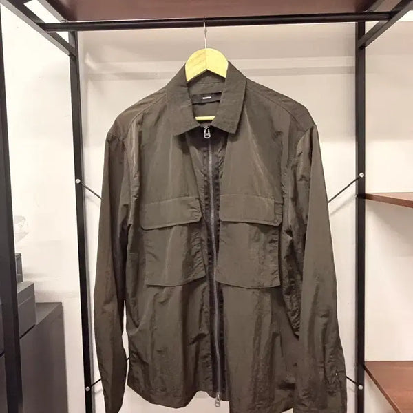 [BUNJANG] ILCORSO Chemical Fiber Two-Pocket Shacket Size 105 / ILCORSO 화섬섬유 투포켓 셔켓 105size