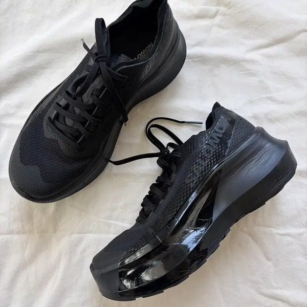 [BUNJANG] Salomon x Comme des Garcons Phantasm Platform Black Sneakers / 살로몬 x 꼼데가르송 판타즘 플랫폼 블랙 Salomon x Comme des Garcons Phantasm Platform Black