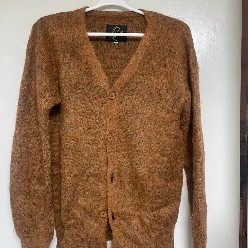 [BUNJANG] Needles Mohair Cardigan Brown S / 니들스 모헤어가디건 s