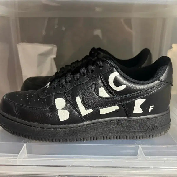 [BUNJANG] Nike x Comme des Garçons Black Air Force 1 Low Retro SP / 나이키 x 꼼데가르송 블랙 에어 포스1 로우 레트로 SP 블랙
