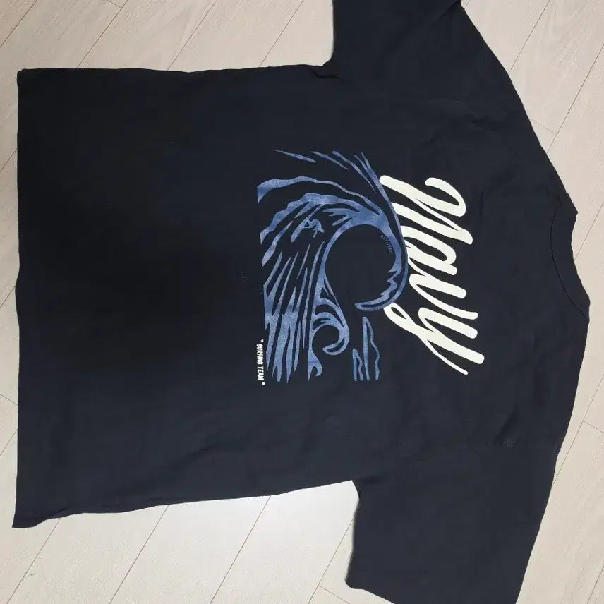 [BUNJANG] Uniform Bridge Short Sleeve T-Shirt Navy M / 유니폼브릿지 반팔 네이비 M