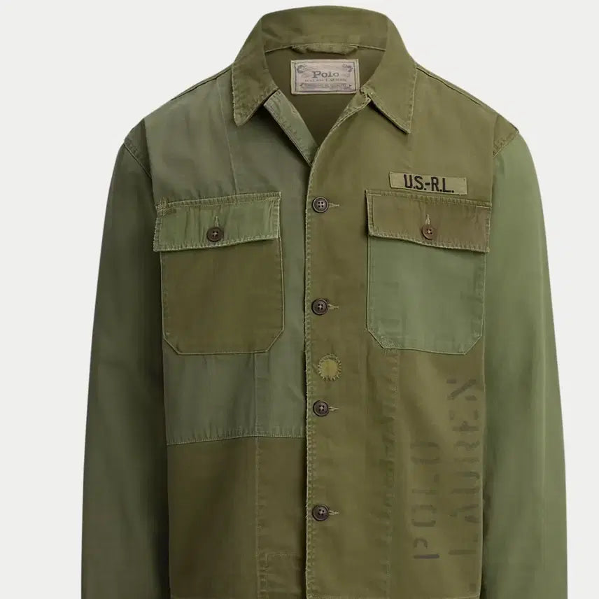 [BUNJANG] Polo Ralph Lauren Patchwork Field Jacket L / 폴로, 랄프로렌, 패치워크, 필드자켓, L size
