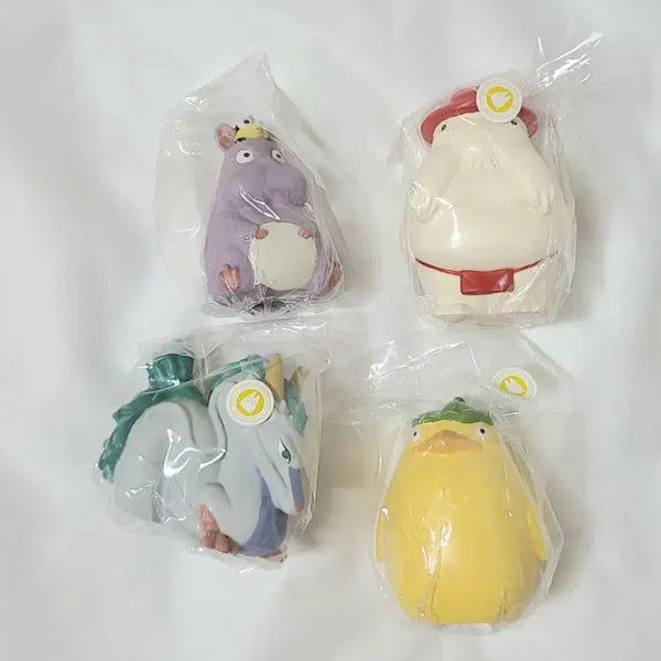 [BUNJANG] Studio Ghibli Finger Figurines Set (4 Pieces) / 지브리 손가락 피규어 4개