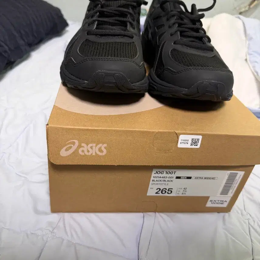 [BUNJANG] Asics Jogger 100T Black 265cm / 아식스 조그100T 블랙 265사이즈 택만땐 새상품 판매