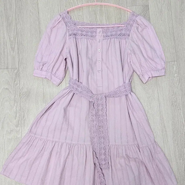 [BUNJANG] Milk Cocoa Amelie Dress Light Plum S / 밀크코코아 아멜리 원피스 44 55